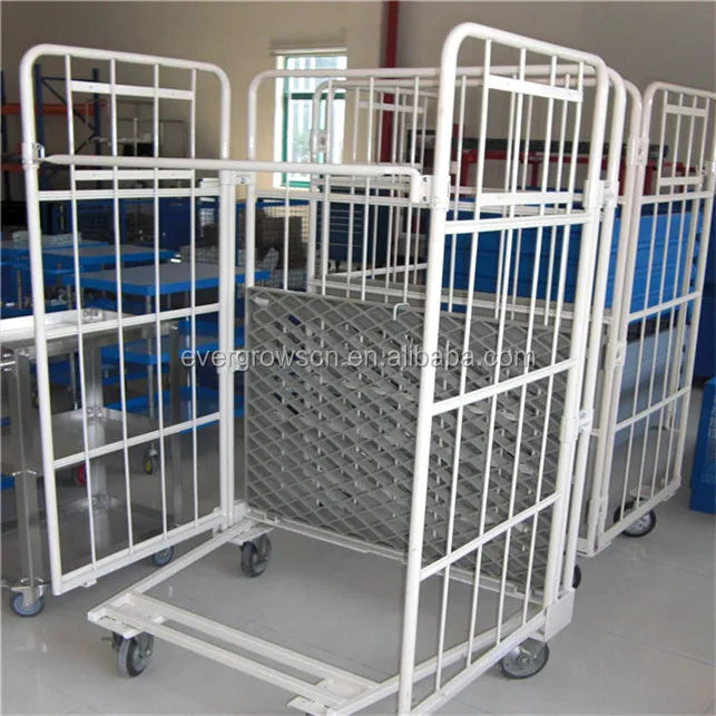 Ролл-контейнеры стиляги проволока передвижная ячейка для хранения