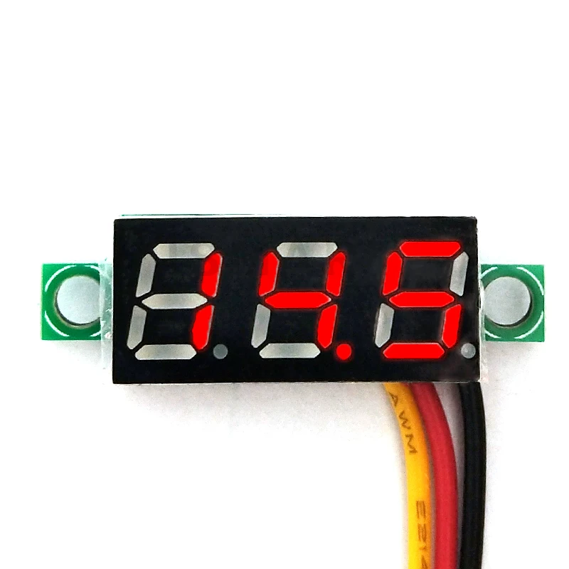 Digital LED DC 5V-40V High-Low Voltage Alarm Tester Meter 5V 12V 24V Car Battery 