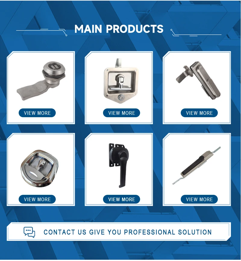 High Quality Sliding Door Lock Handle Snap in Door Buckle Lock Concealed Door Lock Snap-in Slide Latch supplier
