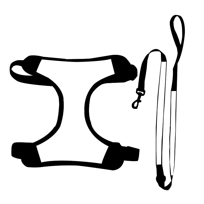Adjustable Blank Plain Nylon Oem Custom Luxury Personalized Logo Dog Harness Blank Self Sublimation Dog Harness