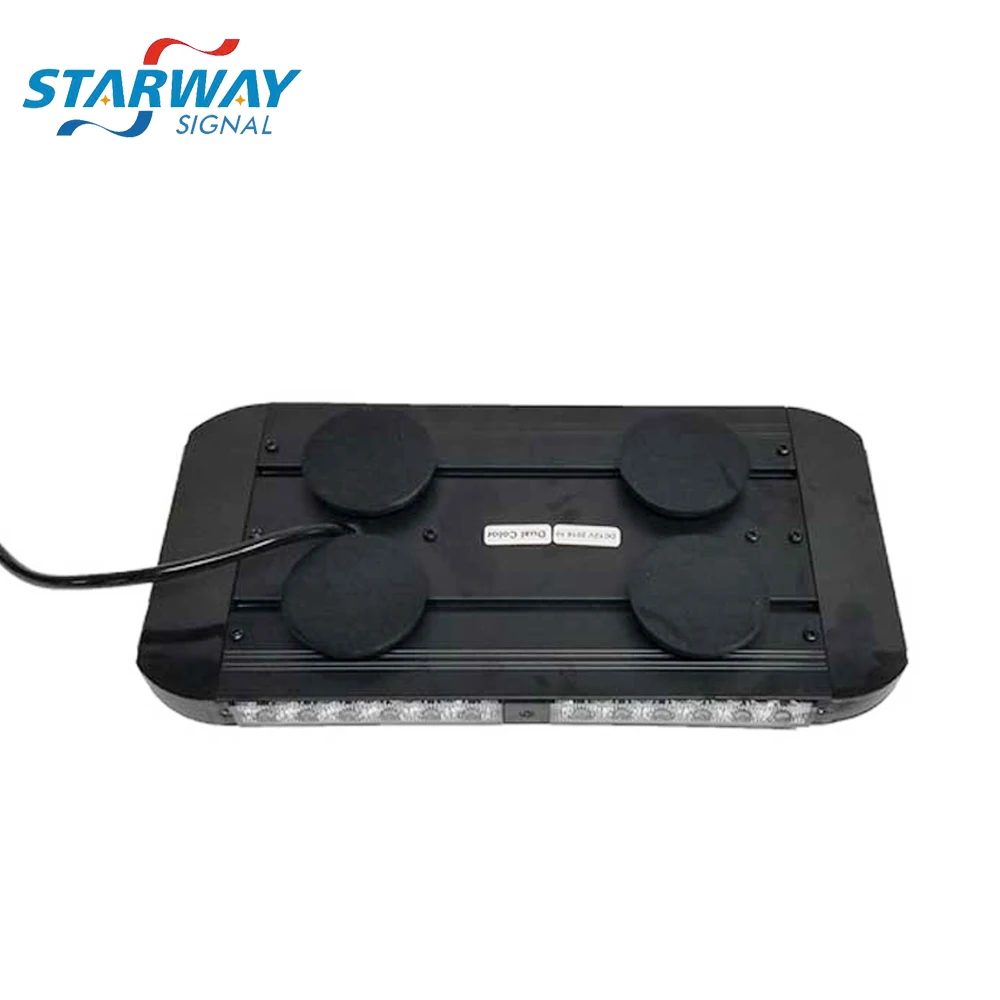 Starway Low Profile 14" 6 TIR 3W Chameleon Dual Color Warning LED Mini Light bar