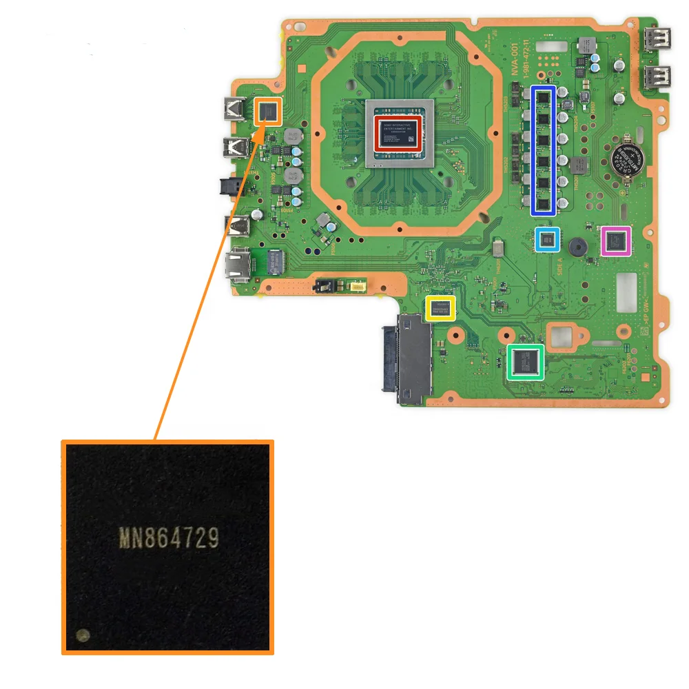 husmor dør navneord Source HD IC Chip for PlayStation4 PS4 Slim/Pro CUH-1200 MN864729 on  m.alibaba.com