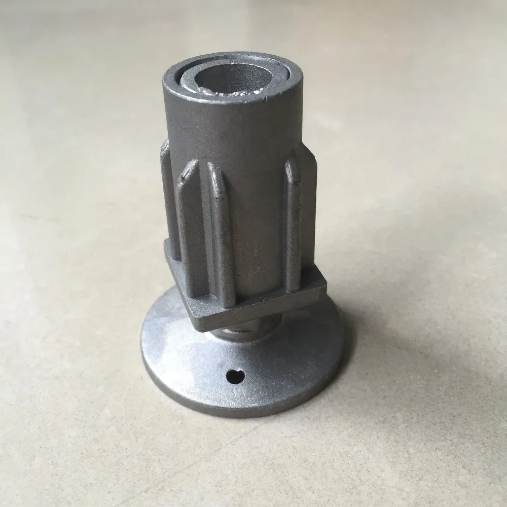 Metal Square Flange Foot Inserts for 30x30mm Tube