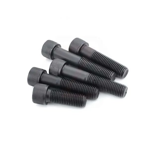 M8 Black Stainless Steel Socket Cap Screws - A2-70 Grade, DIN 912, Hex Allen Key Drive (Multiple Lengths)