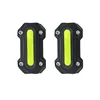 Black square 22mm reflective block 1 pair