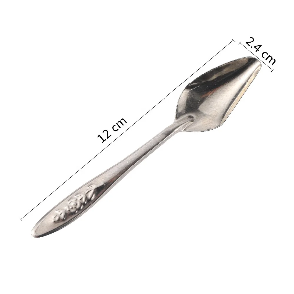 Nestling Feeding Spoon Bird Parrot Feeding Spoon Stainless Steel Water Milk Powder Feeder Spoons