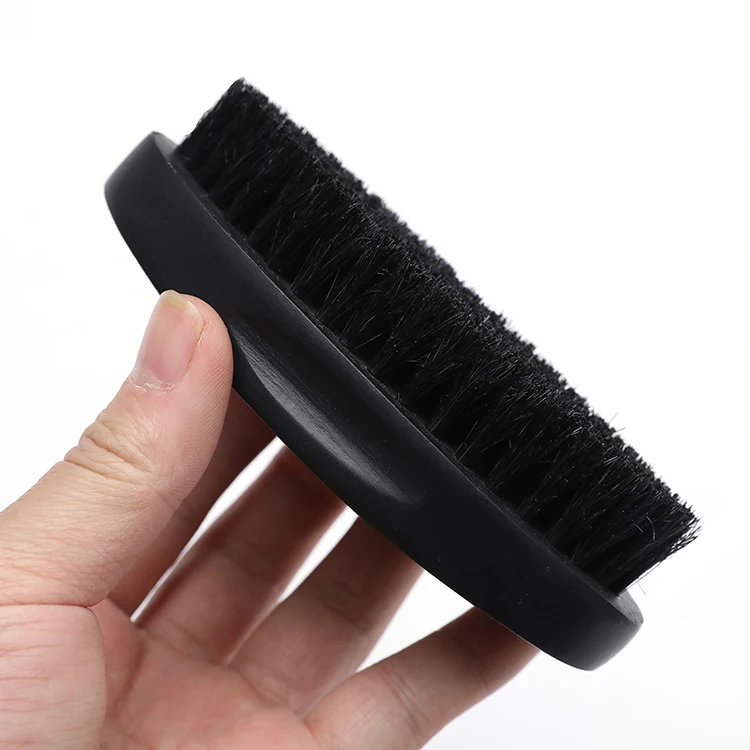 IN STOCK facial cleansing 100% boar bristle hair wooden shaving beard brush.jpg
