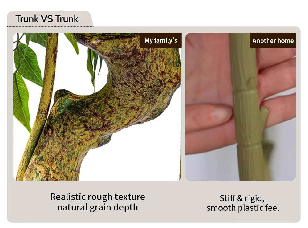 product artificial ficus benjamina tree real touch green artificial plant for indoor decoration-7