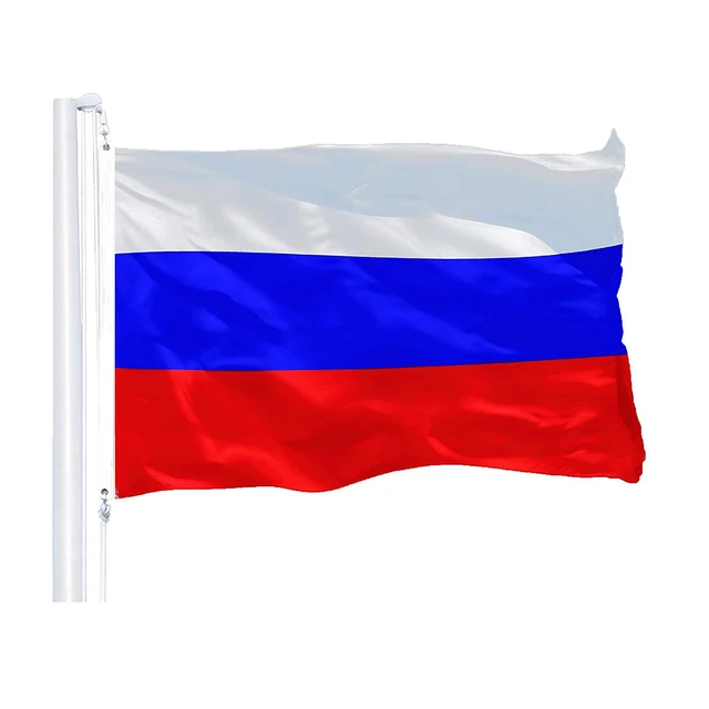 2024 New Product High Quality Cheap Russian National Flags Banners Campaign Sublimation 90x150 Country Flag of Russia