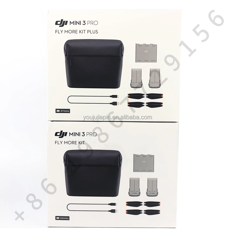 DJI Mini 3 Pro Fly More Kit - Max Flight Time & Two-Way Charging