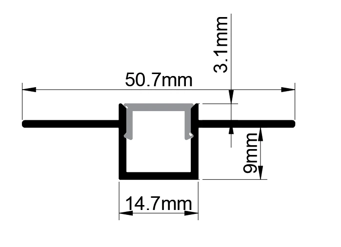 EU in Stock Hot Selling LED Strip Aluminum Profile Plaster Drywall Flexible LED Aluminum Profile Channel factory
