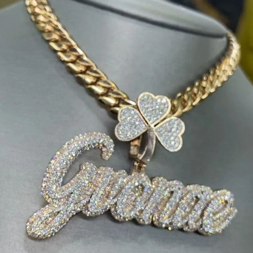 Custom Iced Out Diamond Hiphop Round Pendant Real VVS GRA Certified Lab  Diamonds - Bust down Highest Quality