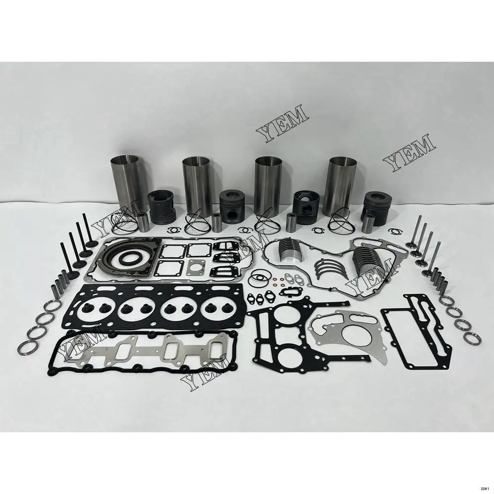 1104C-44T Repair Kit With Piston Rings Liner Bearing Valves Gaskets for Perkins