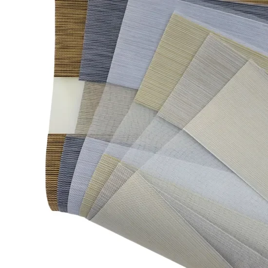 425GSM Zebra Blinds Fabric with 1 Roll MOQ and Customizable Color for Office or Home Sunshade