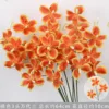 Orquídea Vanda naranja de 3 cabezas