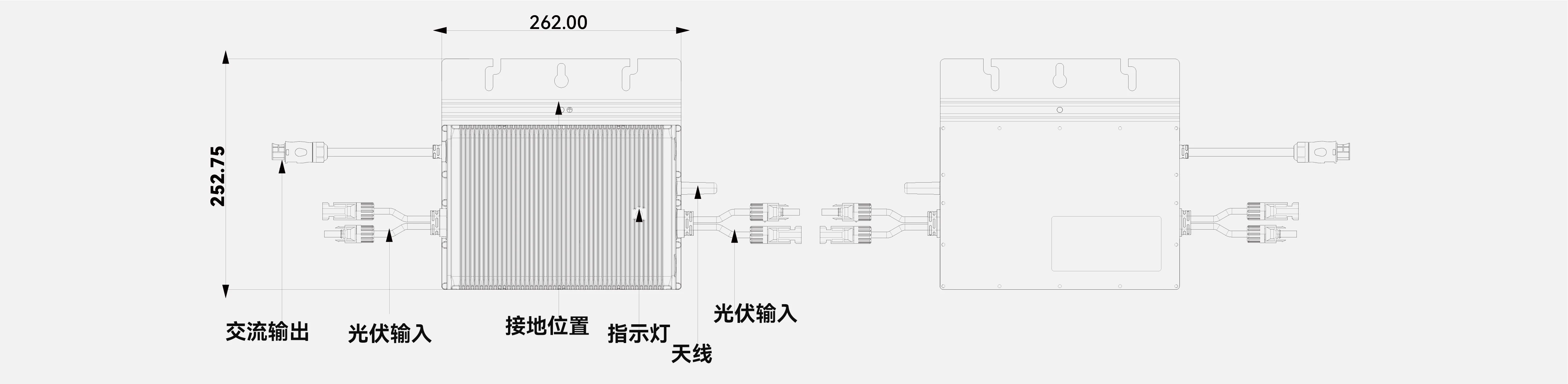 HP Home Use Power Micro Inverter Hybrid Off-Grid Single Phase WiFi MPPT 60Hz AC Energy System Grid Tie Feature for Balcony Solar supplier