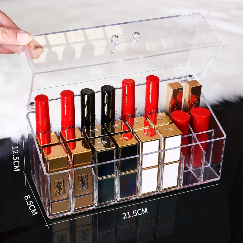 Transparent Acrylic Multi Orifice 24 Lipstick Rack Household Cosmetic ...