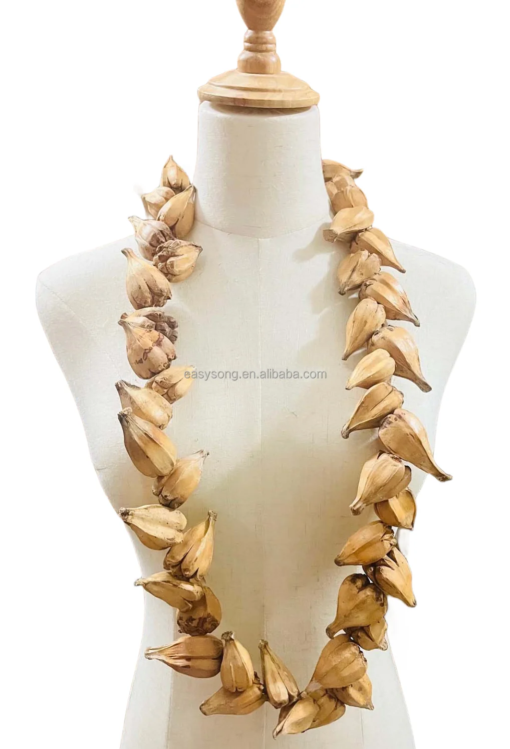 Handmade Natural Seed Polynesian Tongan Traditional Ula Fala Leis ...