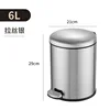 6L Plata cepillada - Doble cañón, interior y exterior.