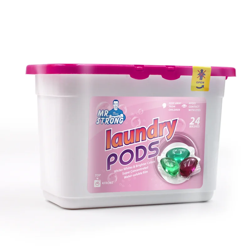 Biodegradable Laundry Capsules Ultra Concentrated Laundry Pod Washing