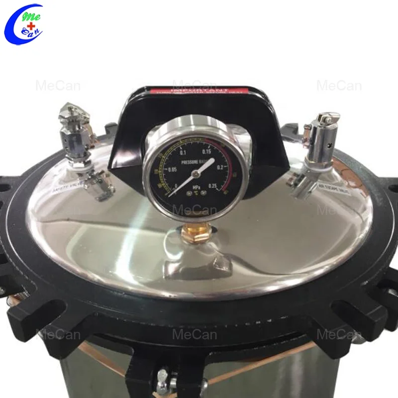 Портативный медицинский лабораторный высокотемпературный паровой стерилизатор 18 л 30 л 24 литра маленький ретортный вертикальный стерилизатор автоклав