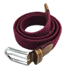 Wine red elastic belt 2