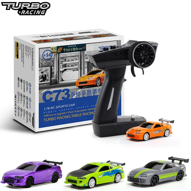 ターボレーシング 1:76 C64 C73 C72 C74 ドリフトRCカー 電動ラジコン玩具
