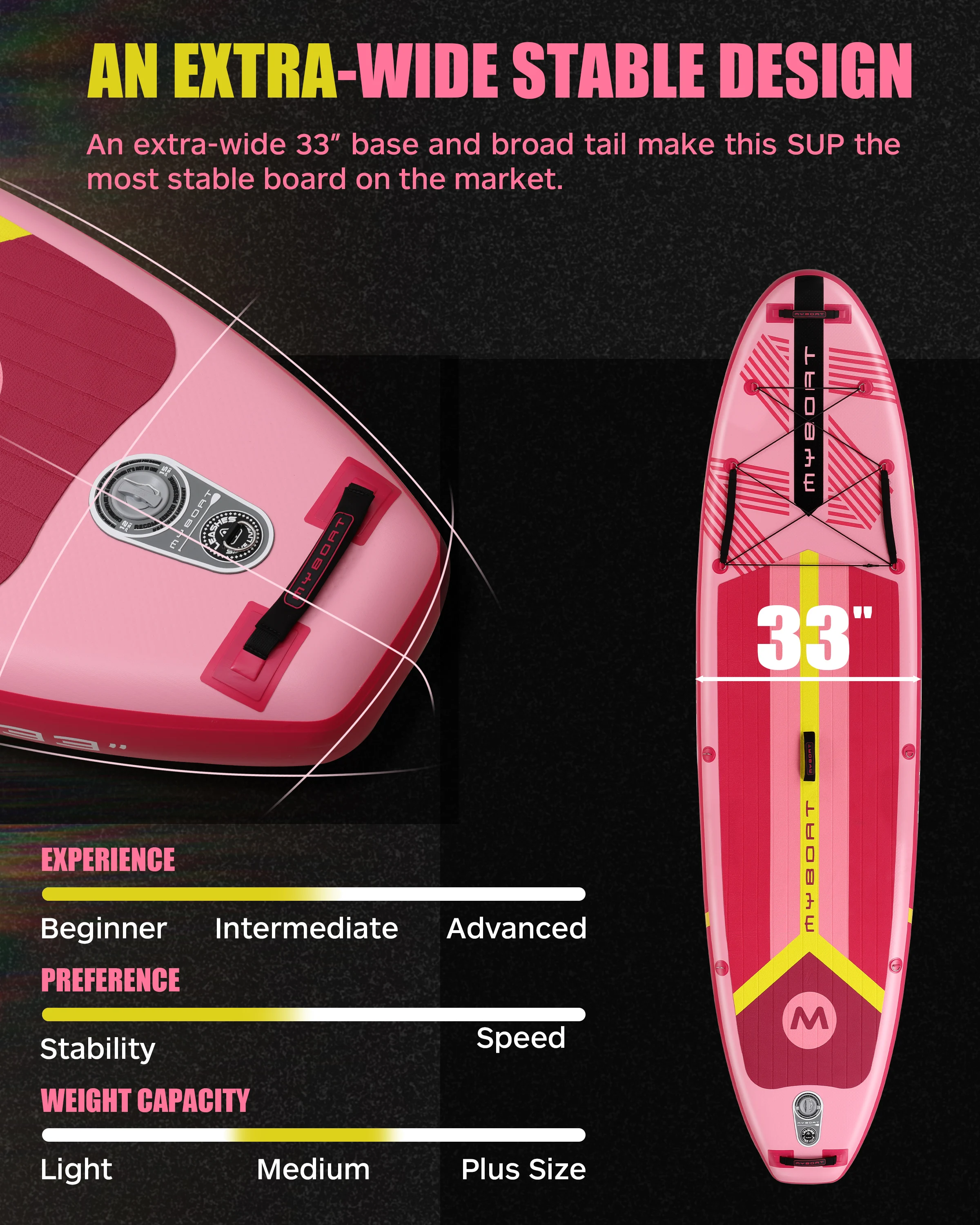 メーカーカスタマイズ卸売スタンドアップパドルボード11'*33''*6