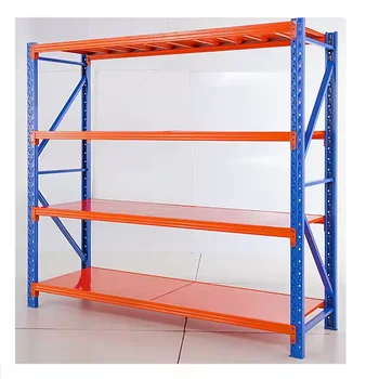 Metal medium duty racking long span metal shelving factory stacking racks warehouse racking system