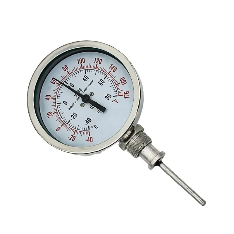 Wholesale Stainless Steel Industrial WSS Bimetal Thermometer Temperature Gauge Measuring Instrument