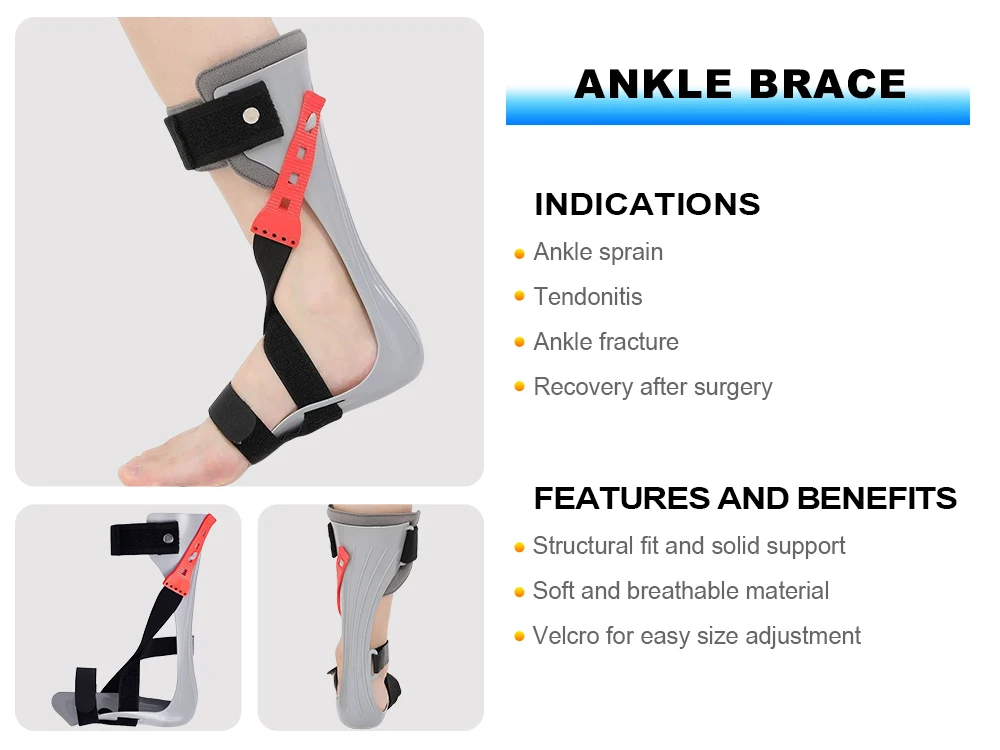 Soft Afo Brace Foot Drop Orthosis Ankle Support Foot Drop Brace For ...