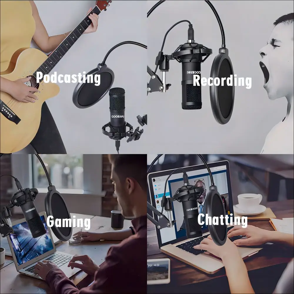 Plastic Samson C01 Large Diaphragm Condenser Microphone Made in China Large Diaphragm Condenser Microphone