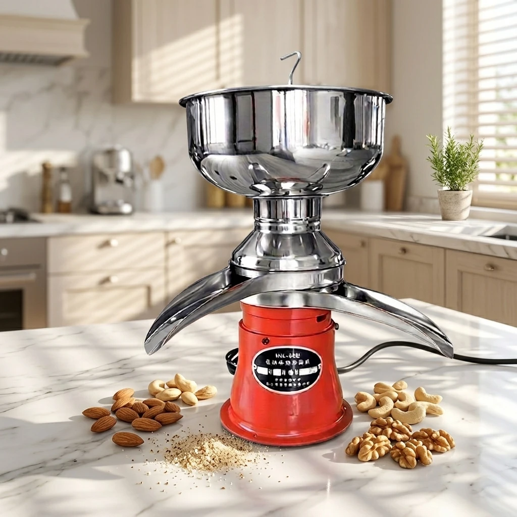 50L Electric Small Household Centrifugal Milk Separator, Butterfly Cream Separator for Dairy, Juice & Food Processing