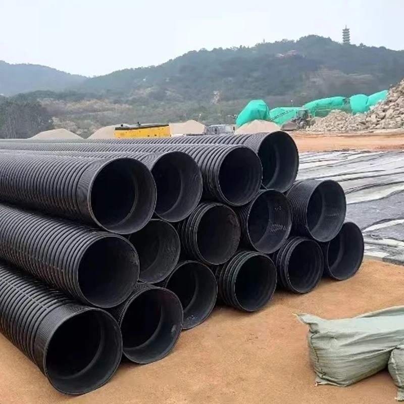 18 Inch HDPE Plastic Drriveway Culverts Pipe for Sale