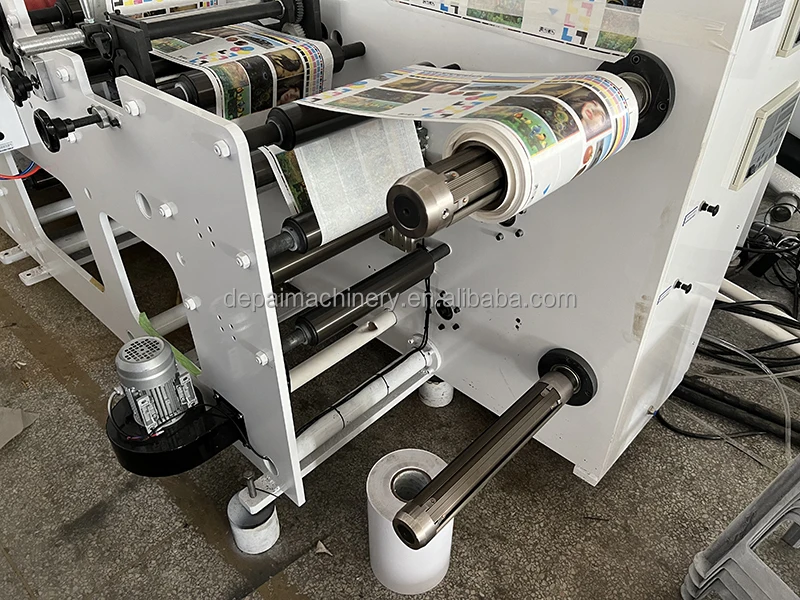 High Speed Roll 4 Color Label Flexo Printing Machine