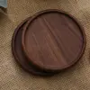 Black walnut round groove 10 x 10 x 1