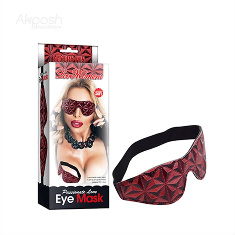 Leather Blindfold Mask Leather Fetish Mask Bdsm Mask Party 