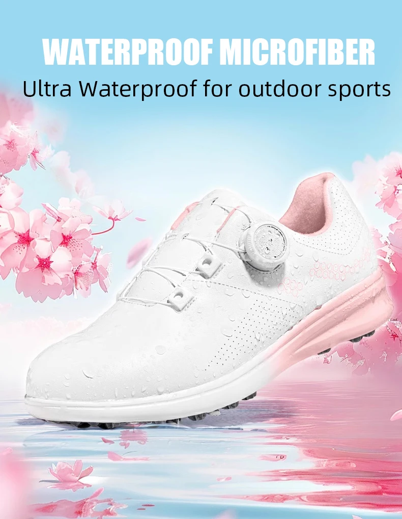 PGM XZ336 Knob Lace Ladies Soft Sole Anti-skid Golf Shoes