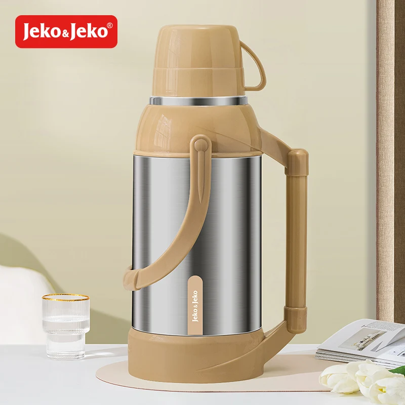 Jeko&Jeko Insulated Vacuum Flask 2L 3.2L Thermos Coffee and Tea Vacuum Flasks Kettle