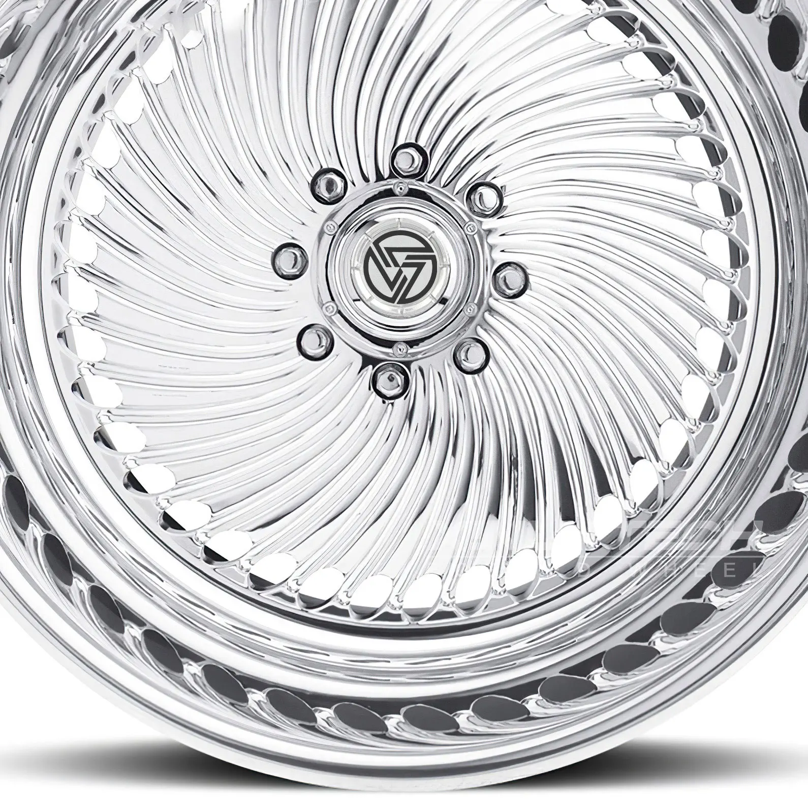 XL Deep Dish Brushed Polished Chrome Wheel Rim Custom Forged Truck Wheels 6x139.7 8x170 22 24 26 Inch off Road Pick up Wheels - Image 3