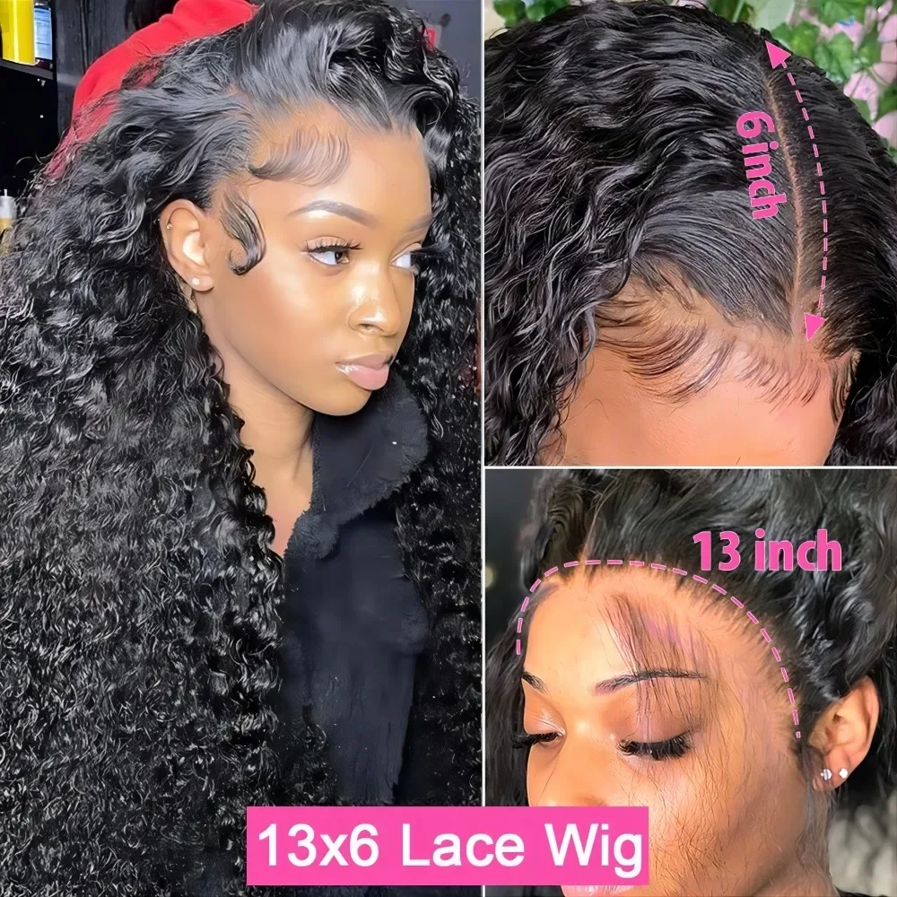 Deep Wave Lace Front Human Haar Perücke Für Damen Locken_voghion.com