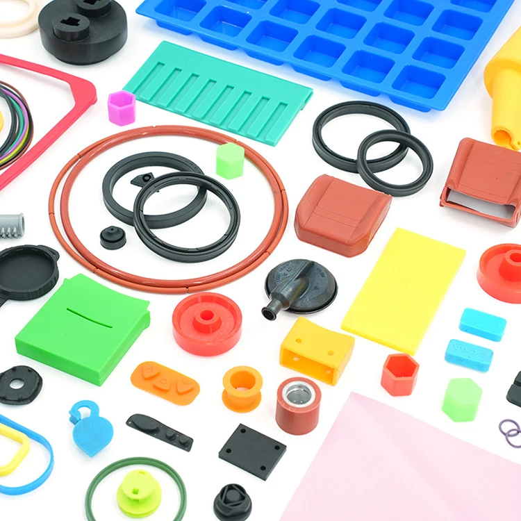 product custom high quality silicone and nbr rubber parts molded products and parts manufacturer fkm rubber customization-2