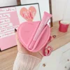 Bolsa de almacenamiento universal para lápiz labial rosa