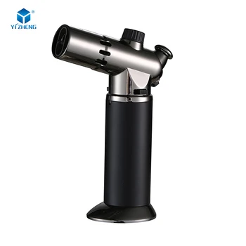 Head Rotatable Professional Refillable Cigar And Cigarettes BBQ Lighters Kitchen Chef Butane Culinary Blow Torch