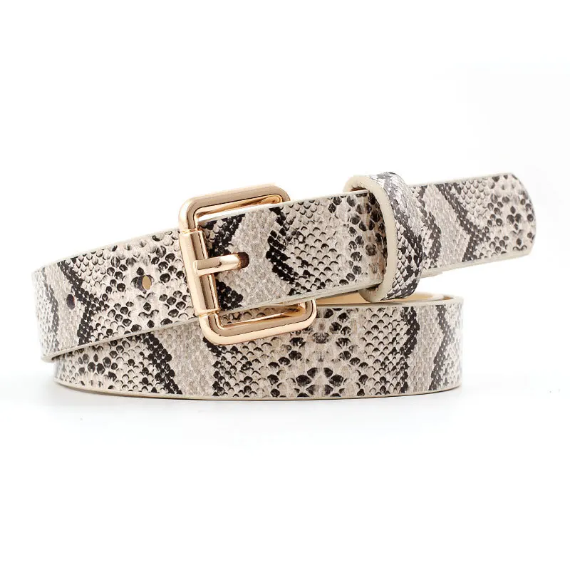 Women Adjustable Fashion Snake Pattern Dress Belt Women Adjustable Fashion Snake Pattern Dress Belt main image 3