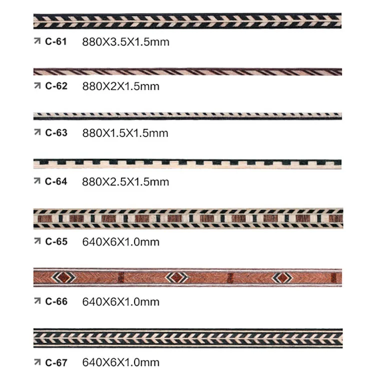 RingRing Guitar Binding Purfling Strips – 10x 34 Inch (880mm) Wood Inlay, Luthier DIY