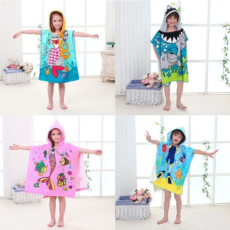 Factory Direct Sale Children's Bath Towel Cloak Children Hooded ...