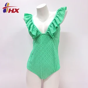 Custom Women One Piece Swimsuit Sexy Monokini Push up Tummy Control Print Anti-UV Breathable Swimwear