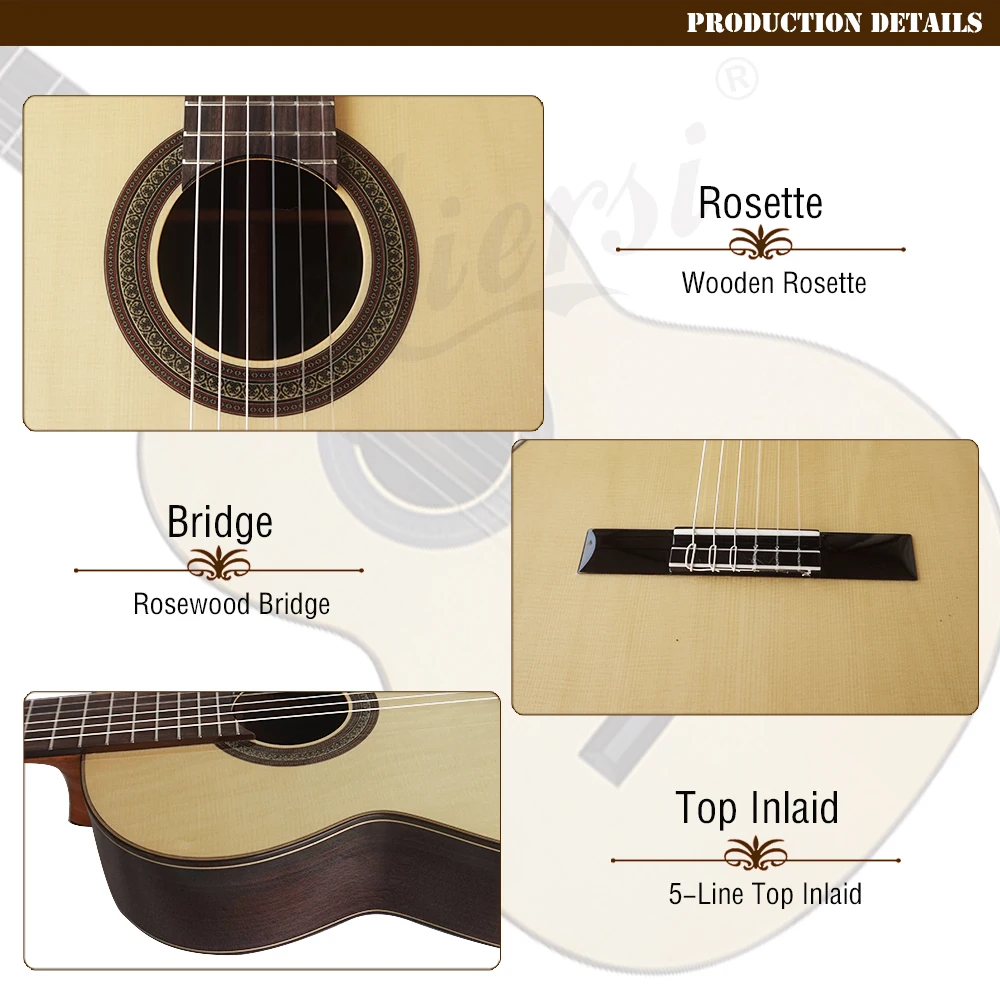 2020 New Master Level All Solid Handcrafted Classical Guitar Custom Made Nylon String Classic Guitars Musical Instruments