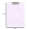A4 board clip white